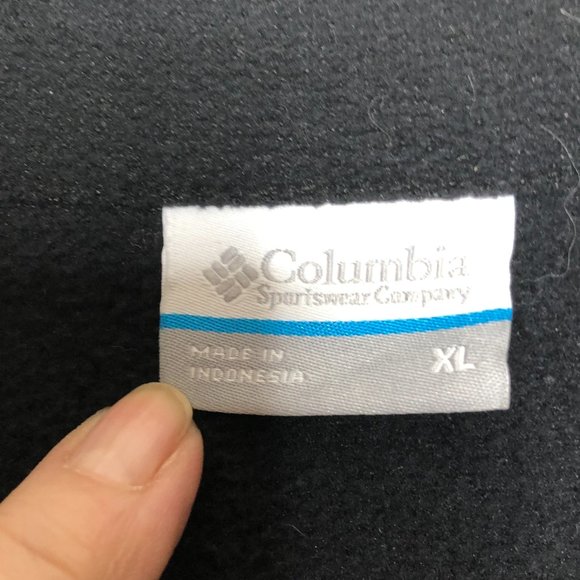 COLUMBIA Omni-Wick Jackson Creek Men's Black Half-Zip Pullover XL - Picture 6 of 10